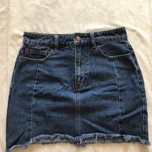 Denim skirt